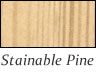 stainable pine Casement Windows